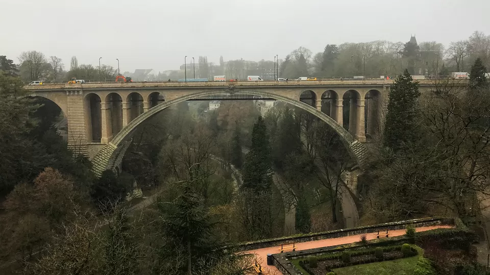 Photo of Adolphe Bridge, Uewerstad, Luxembourg by My Travel Slate