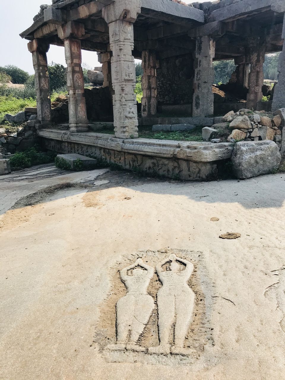 Photo of Achyutaraya Temple, Hampi, Karnataka, India by Vacay Couple