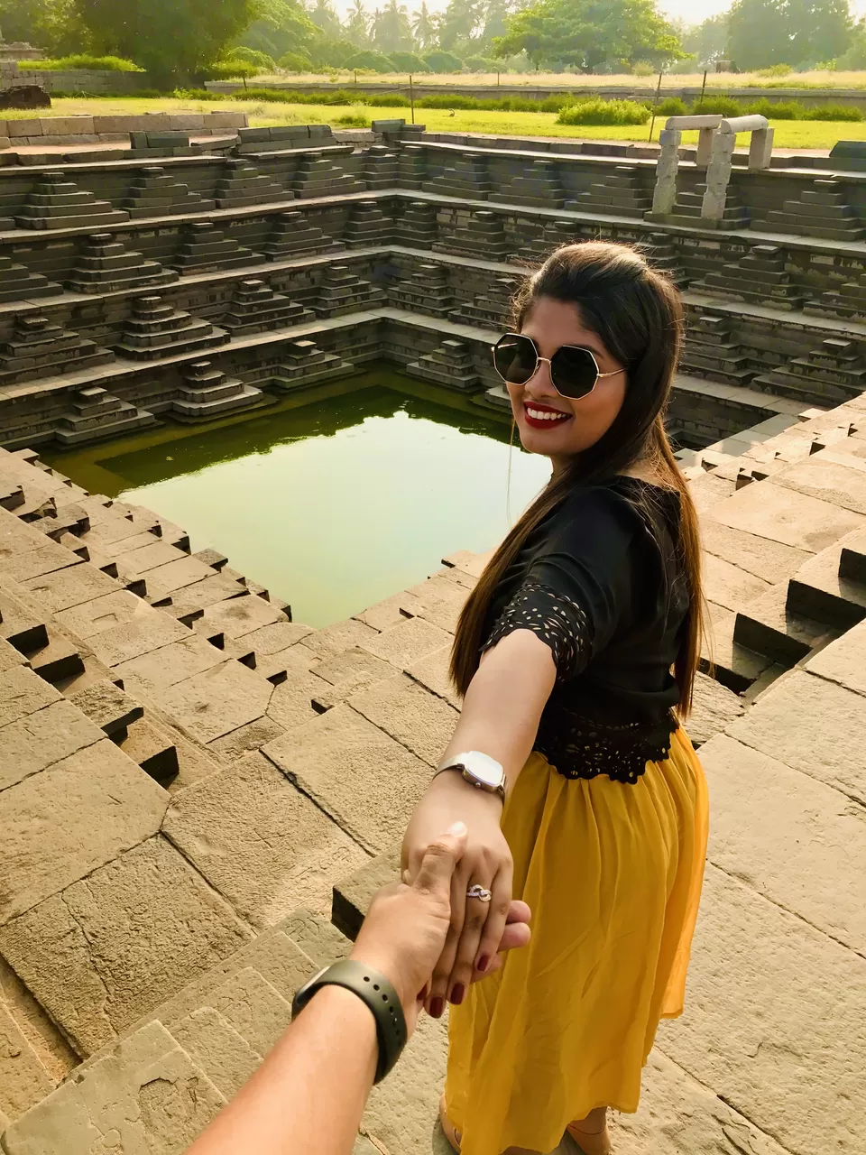 Photo of Pushkarani, Hampi, Karnataka, India by Vacay Couple