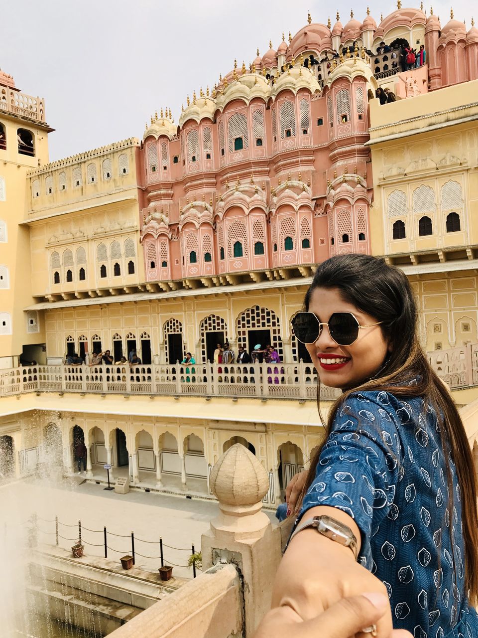 Photo of Hawa Mahal, Hawa Mahal Road, Badi Choupad, J.D.A. Market, Pink City, Jaipur, Rajasthan, India by Vacay Couple