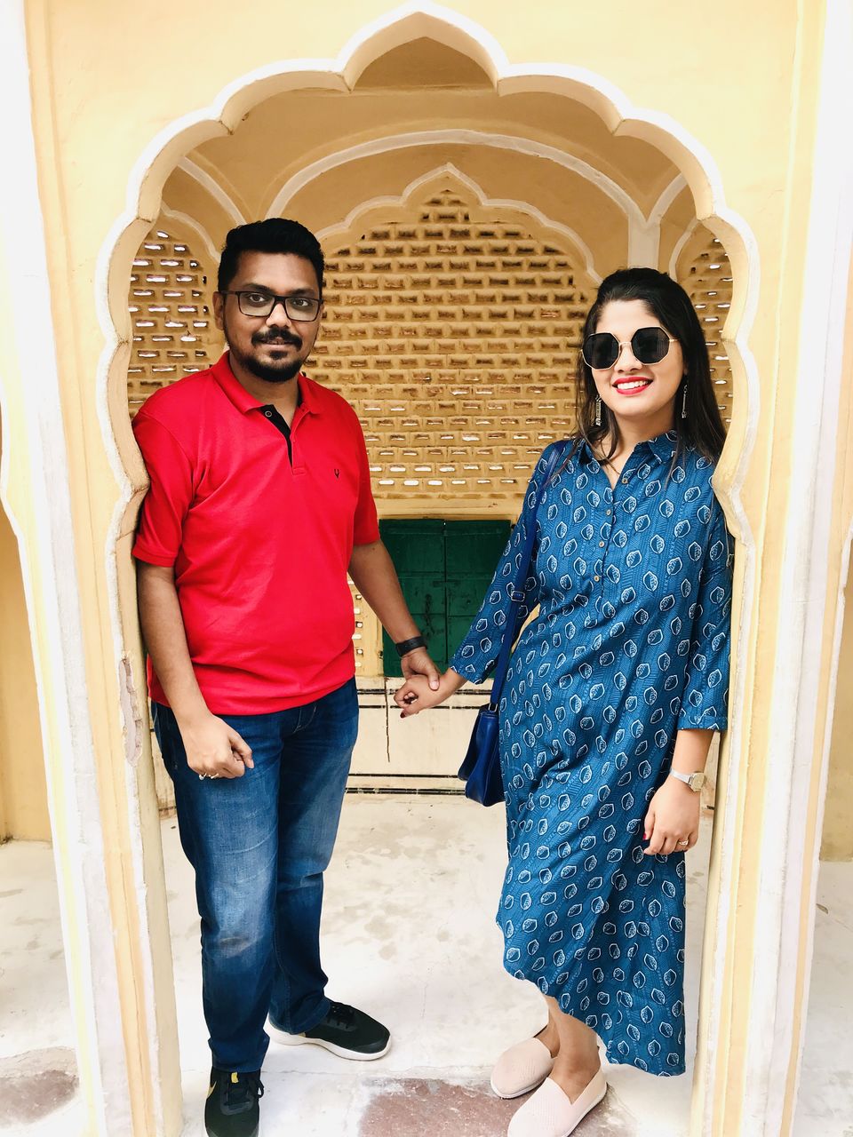 Photo of Hawa Mahal, Hawa Mahal Road, Badi Choupad, J.D.A. Market, Pink City, Jaipur, Rajasthan, India by Vacay Couple