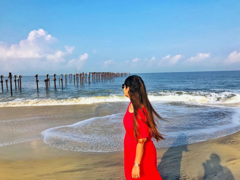 Photo of Alappuzha Beach, Kerala by Vacay Couple