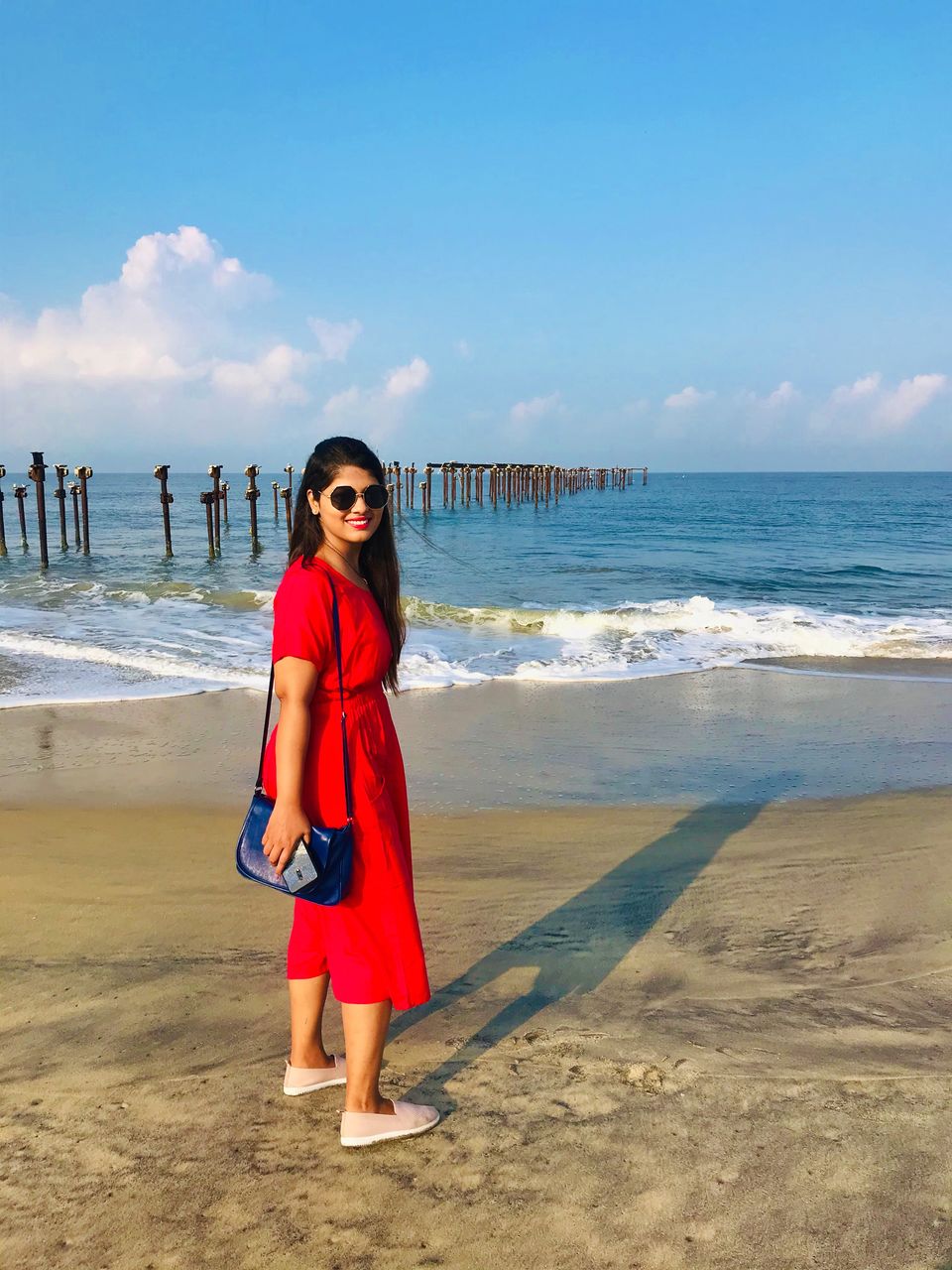 Photo of Alappuzha Beach, Kerala by Vacay Couple