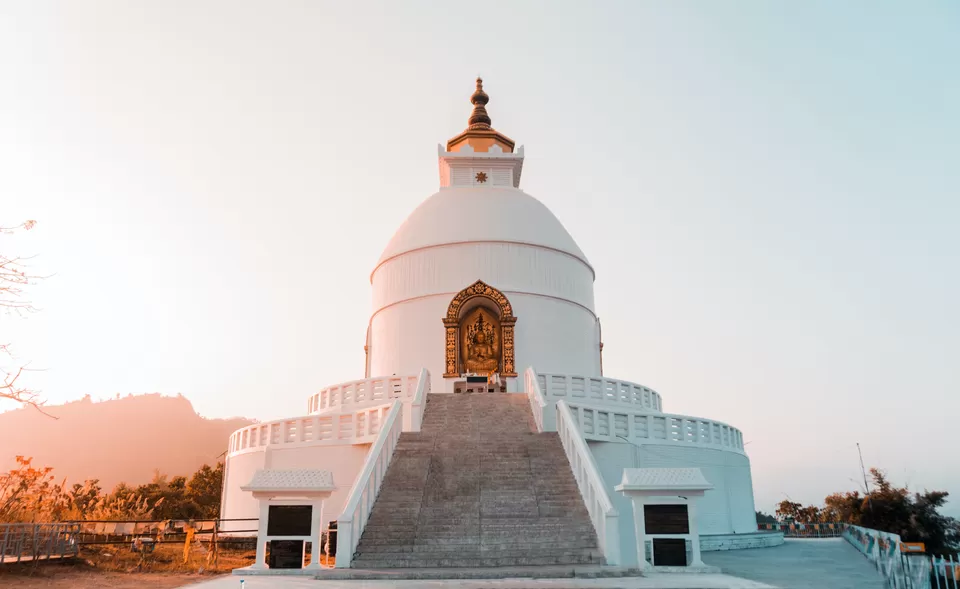Photo of World Peace Pagoda, Pokhara, Nepal by Sanvi Sinha
