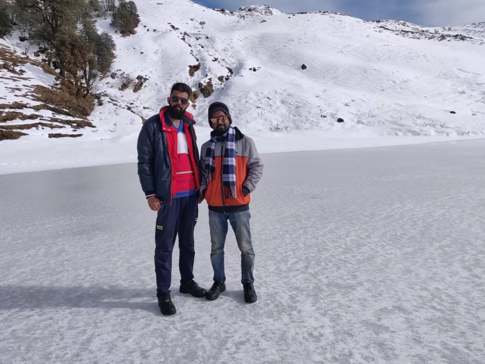 Photo of Brahmtal trek frozen lake by Rahul Maurya