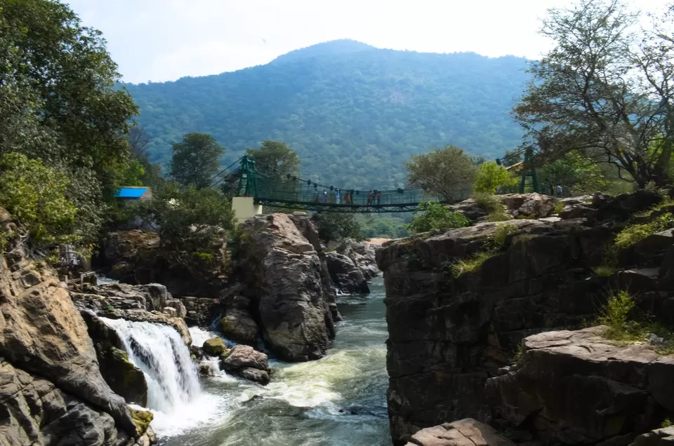 Photo of Hogenakkal Waterfalls, Chamarajanagar, Karnataka, India by Uday Shankar S