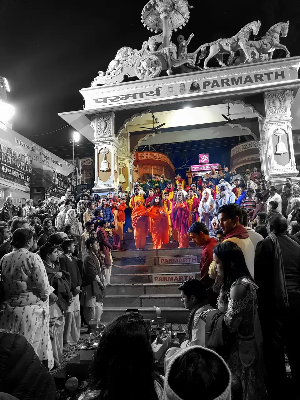 Photo of Parmarth Niketan Ashram, Ram Jhula, Swarg Ashram, Rishikesh, Uttarakhand, India by Gunjan Bharadwaj