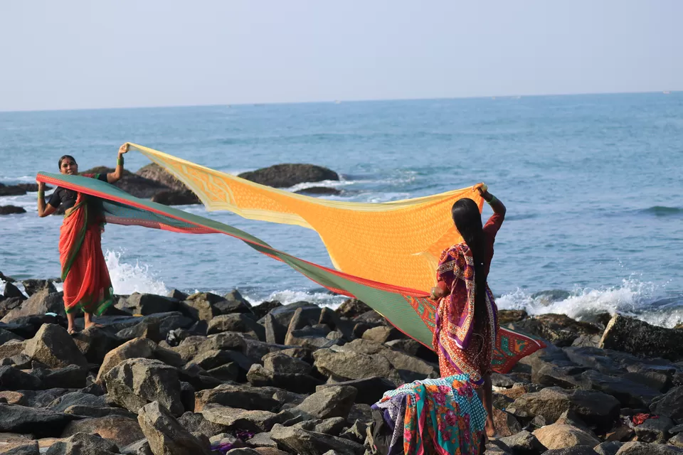 Photo of Kanyakumari Beach, Kanyakumari, Tamil Nadu, India by Mouna Nanaiah