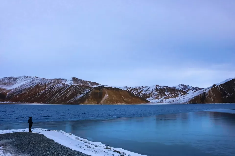 Photo of Pangong Tso by Mouna Nanaiah