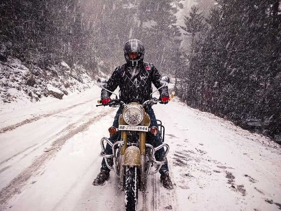 Photo of Bhutan: My first snow ride as a rookie. #BestOfTravel by vishaltomar53