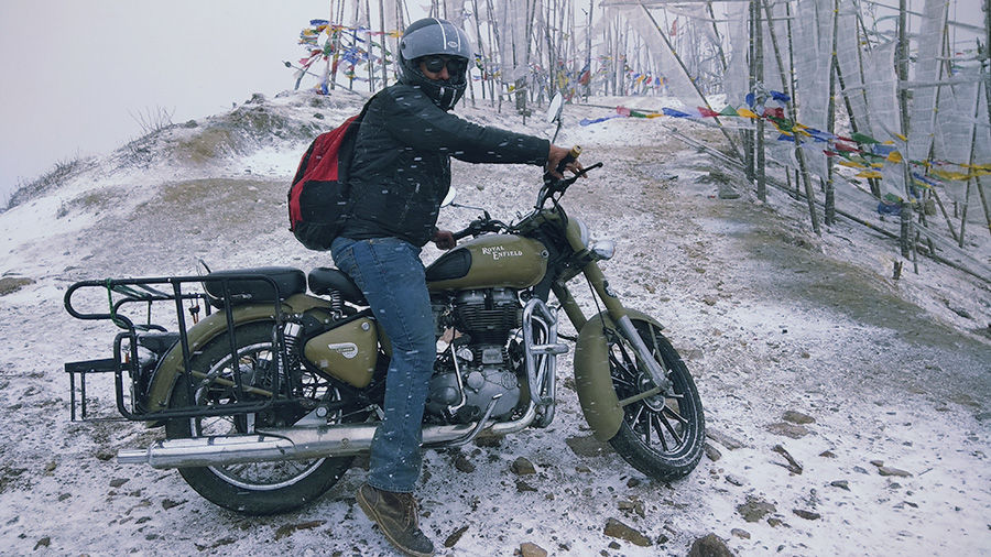 Photo of Bhutan: My first snow ride as a rookie. #BestOfTravel by vishaltomar53