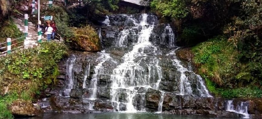 Photo of The 3-Step waterfall in Shillong: Elephant Falls by SAGAR SAMRAT