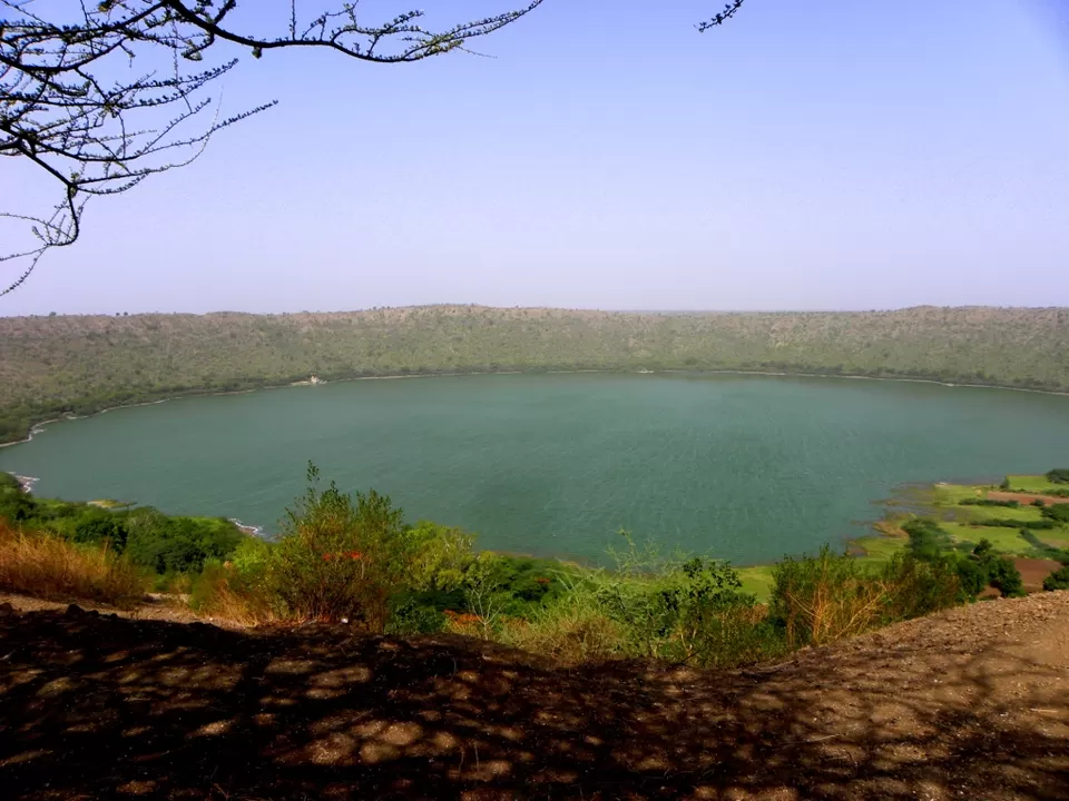 Photo of Lonar crater lake, Buldhana, Maharashtra, India by Sonya V. Anchan