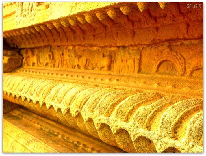 Photo of Ornate designs at Hampi by Sonya V. Anchan