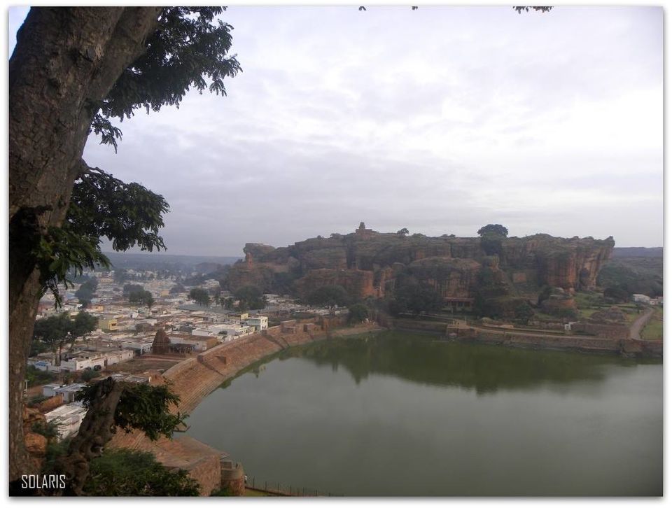 Photo of Badami town & Agastya lake by Sonya V. Anchan