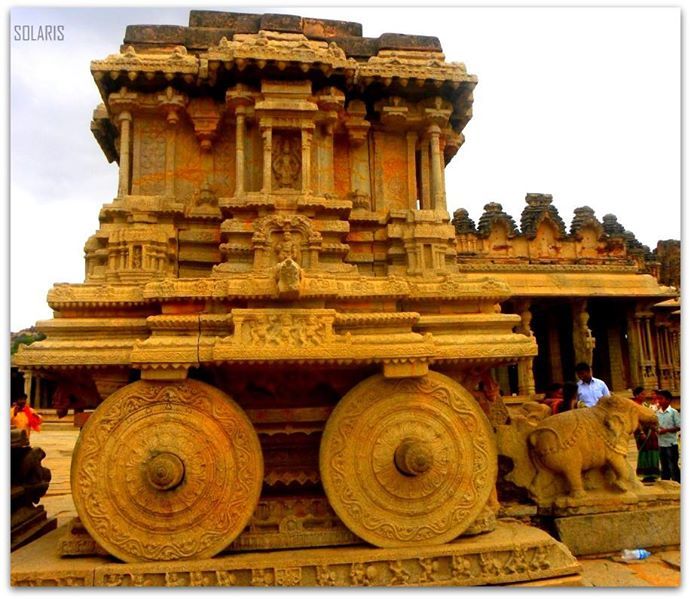 Photo of Golden Chariot at Vitthala Temple, Hampi by Sonya V. Anchan