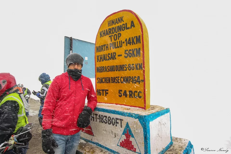 Photo of Khardung La by Saurov Nandy