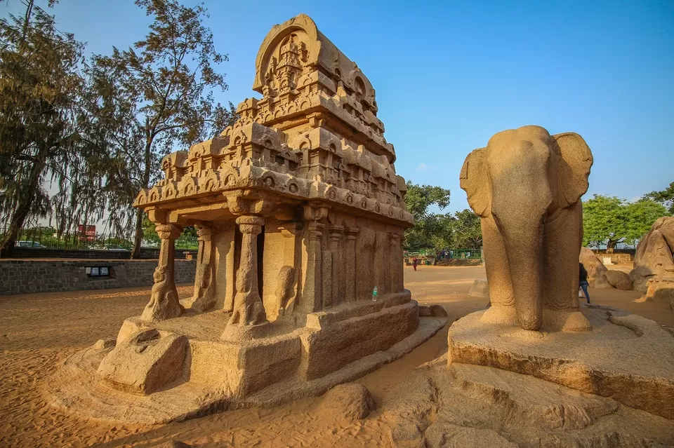 Photo of Nakul Sahadev Chariot, Mahabalipuram, Tamil Nadu, India by Saurov Nandy