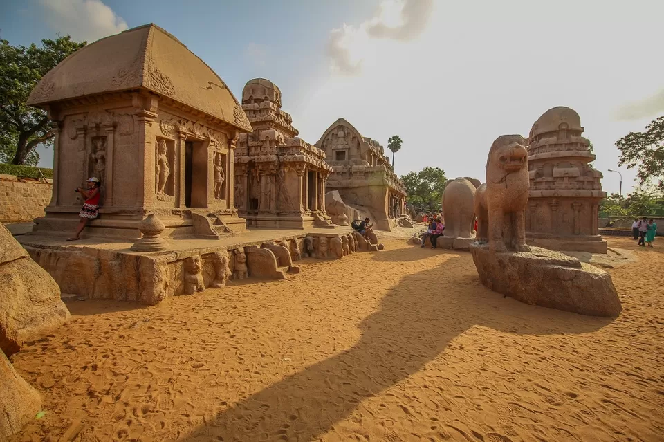 Photo of Pancha Rathas, Mahabalipuram, Tamil Nadu, India by Saurov Nandy