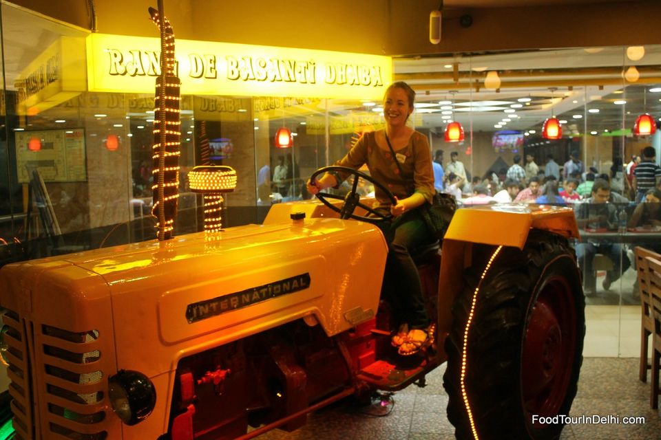 Photo of Riding a tractor in a pub by Jaidev Jamwal