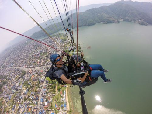Photo of PARAGLIDING IN POKHARA 1/9 by sylavi varma