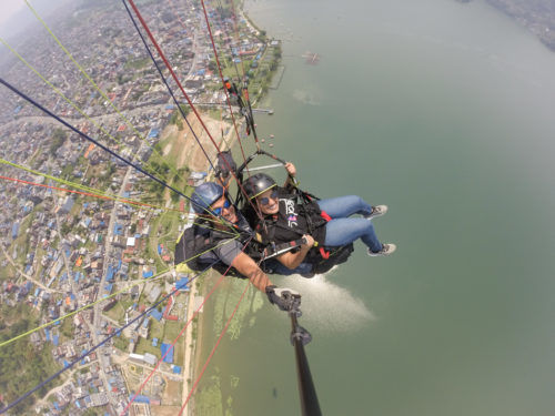 Photo of PARAGLIDING IN POKHARA by sylavi varma