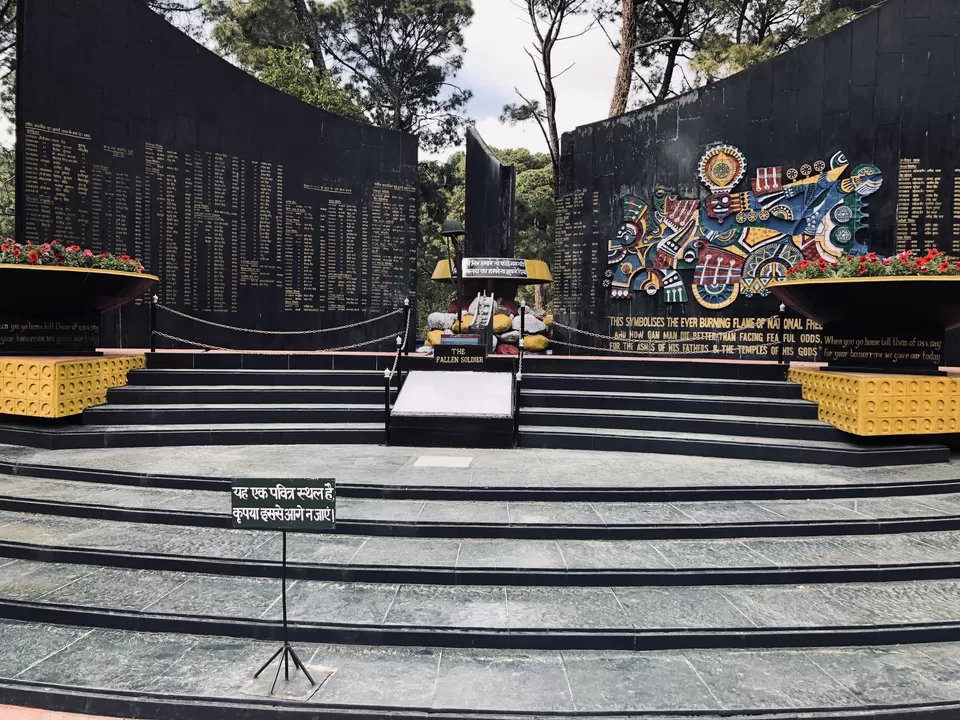 Photo of War memorial parking lot, National Highway 503, Jawahar Nagar, Dharamshala, Himachal Pradesh, India by Bros On Roads by Jasbir & Akshit