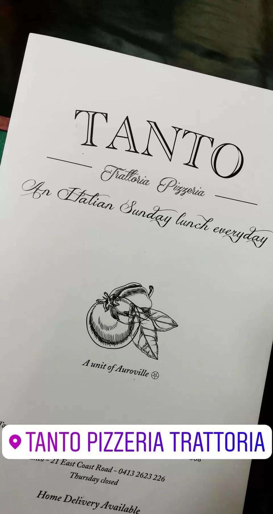 Photo of Tanto Pizzeria, Auroville, Tamil Nadu, India by Apurbo Samanta