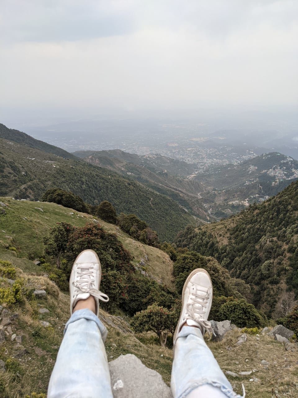 Photo of Triund Trek, Trail to Triund Hill, Dharamshala, Himachal Pradesh, India by Ishita Das