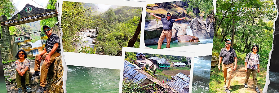Photo of Exciting Day Trek To Hippo Waterfall & Great Himalayan National Park Gate In Tirthan Valley, H.P. by AdriftCouple