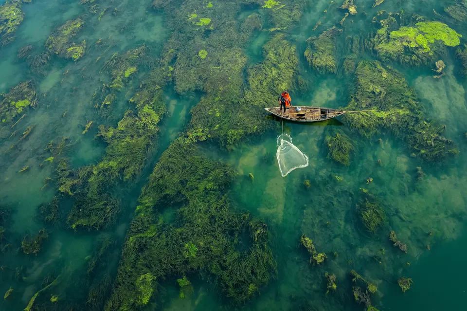 Photo of A Photographer's Delight: Fishermen At Work, Near Mossy River by Shibasish Saha