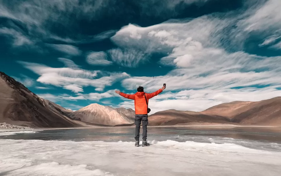 Photo of Pangong Tso by Santanu Bhoi