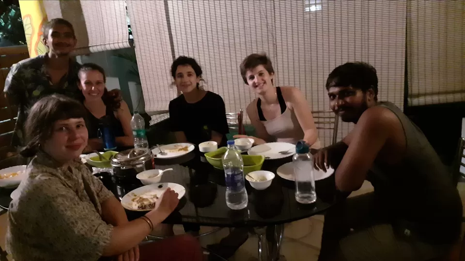 Photo of Traveller's from six different countries celebrating Christmas together at the bucketlist hostel by Aravindhan