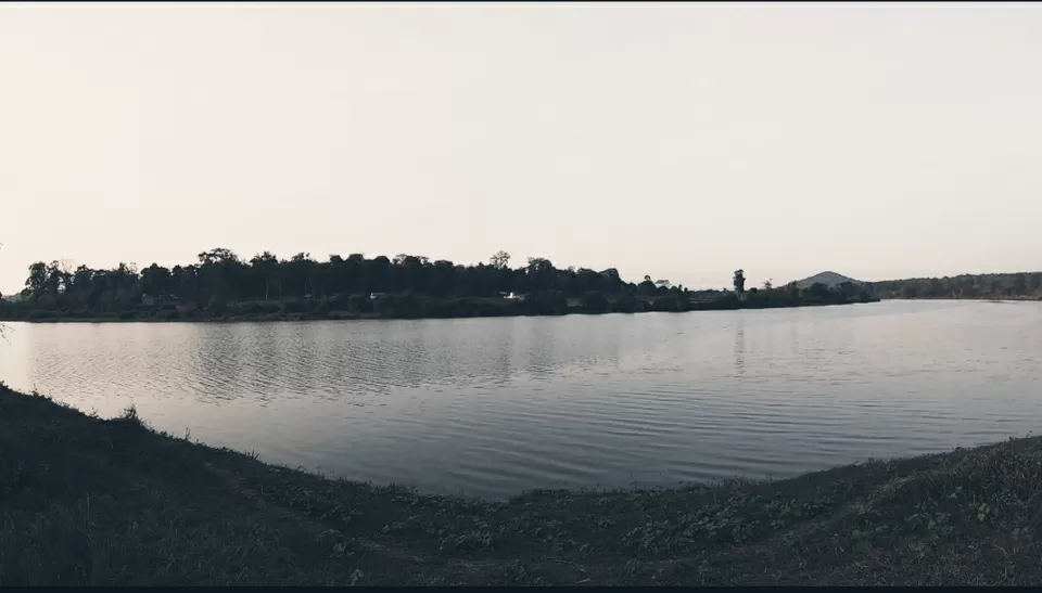 Photo of A river that flows between two states by Aravindhan