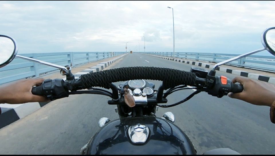 Photo of India's first over sea bridge - Pamban bridge, Rameswaram by Aravindhan