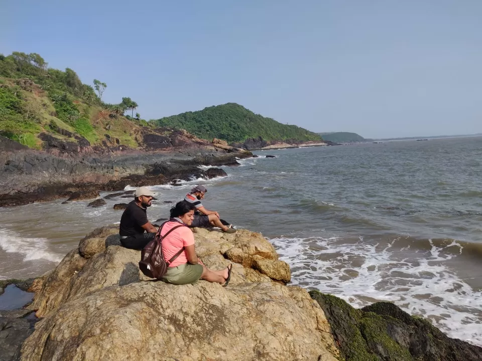 Photo of Om Beach - Half Moon Beach - Paradise Beach Trail, Gokarna, Karnataka, India by seema navale