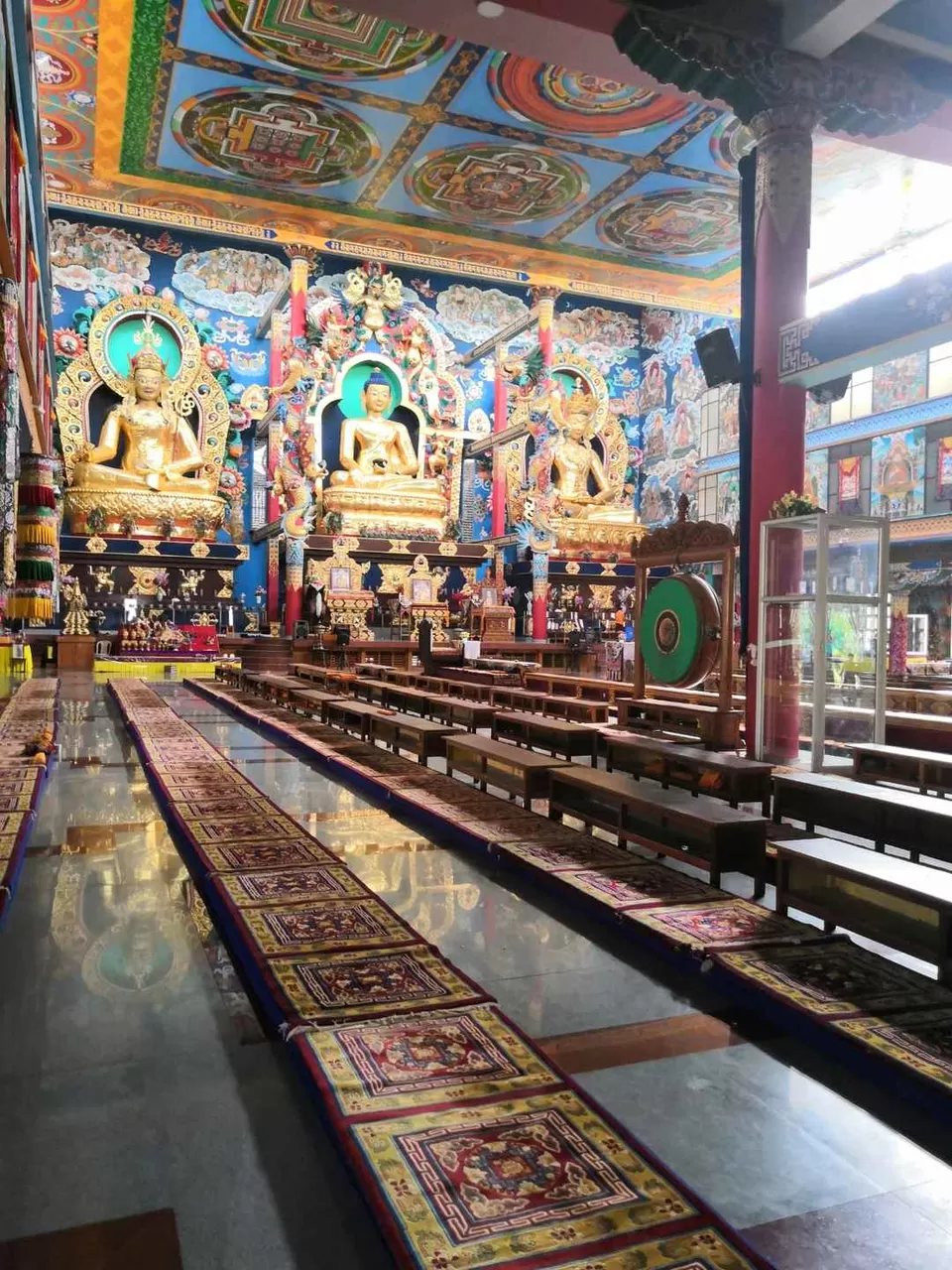Photo of Namdroling Monastery Golden Temple, Bylakuppe, Karnataka, India by Aparajita