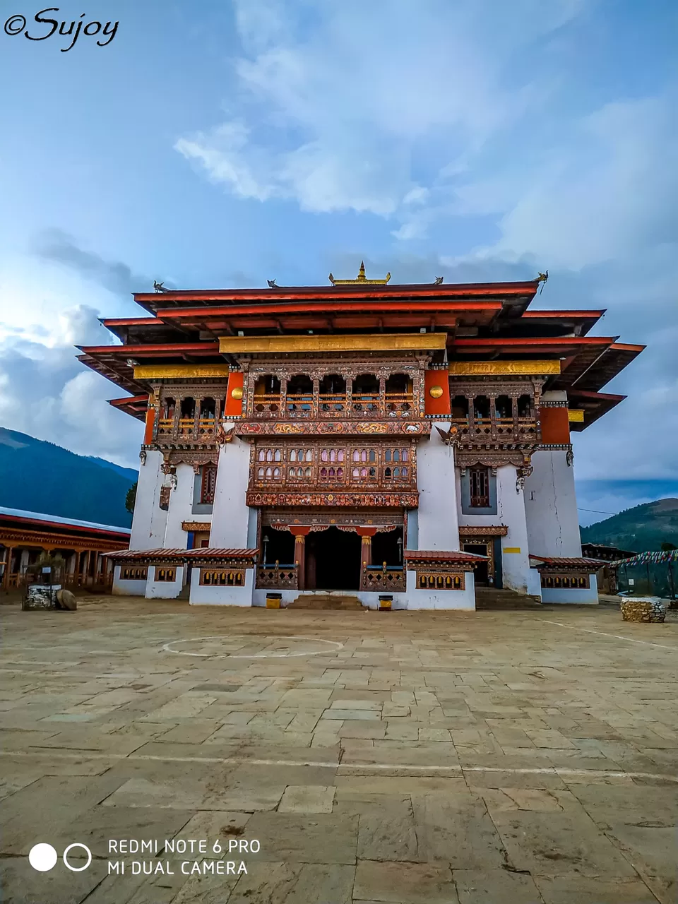Photo of Gangtey Monastery, Bhutan by Sujoy
