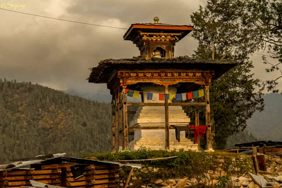 Photo of Gangtey Monastery, Bhutan by Sujoy