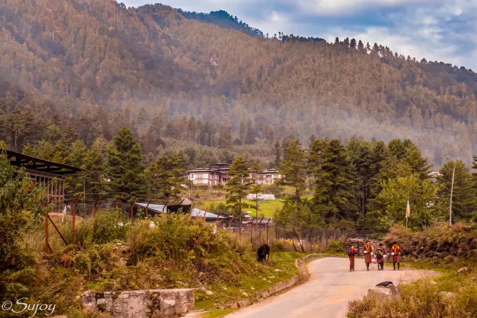 Photo of Phobjikha Valley, Wangdue Phodrang, Bhutan by Sujoy