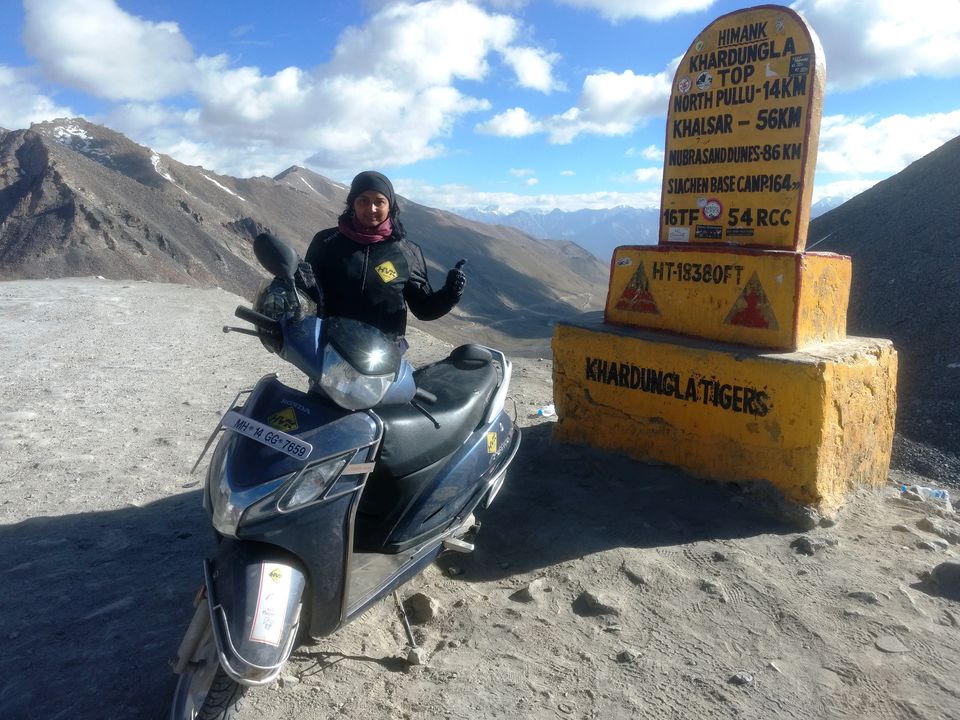 Photo of Kashmir to Kanyakumari (3959 kms) on Gear-less Scooter in Record 130 hrs!!! by Nisha Rao