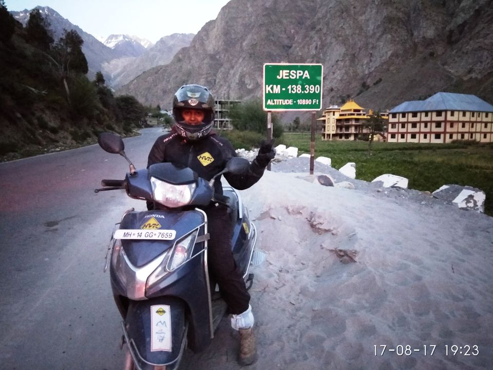 Photo of Kashmir to Kanyakumari (3959 kms) on Gear-less Scooter in Record 130 hrs!!! 8/28 by Nisha Rao