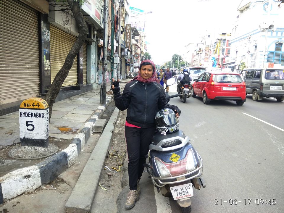 Photo of Kashmir to Kanyakumari (3959 kms) on Gear-less Scooter in Record 130 hrs!!! 21/28 by Nisha Rao