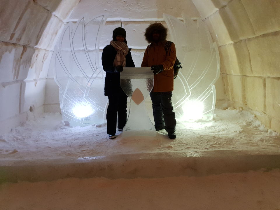 Photo of Arctic Snow Hotel, Lehtoahontie, Rovaniemi, Finland by Shilpa Shenoy
