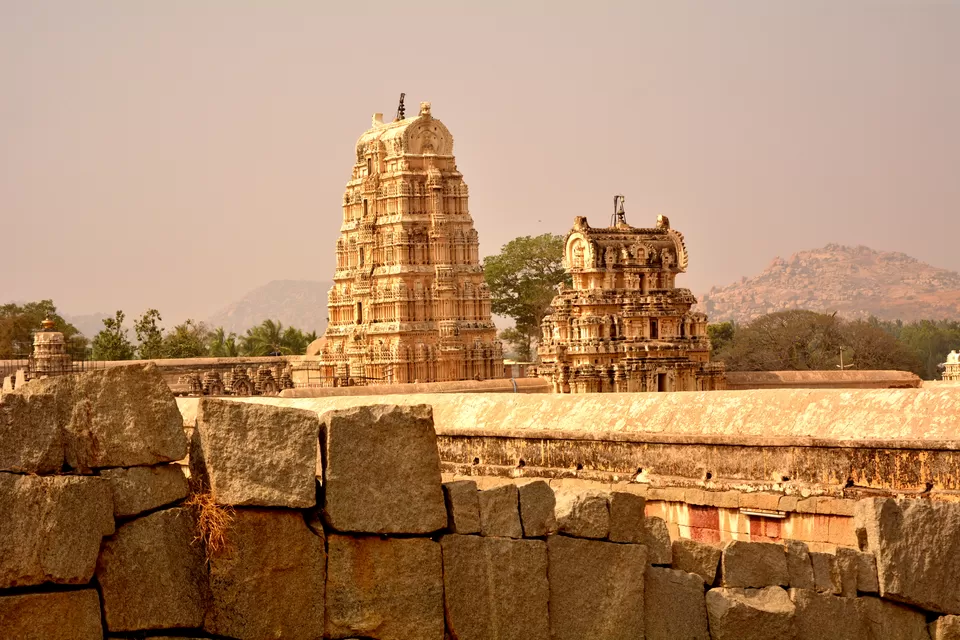 Photo of Virupaksha Temple East Gopura, Hampi, Karnataka, India by Ramadevi Reddy