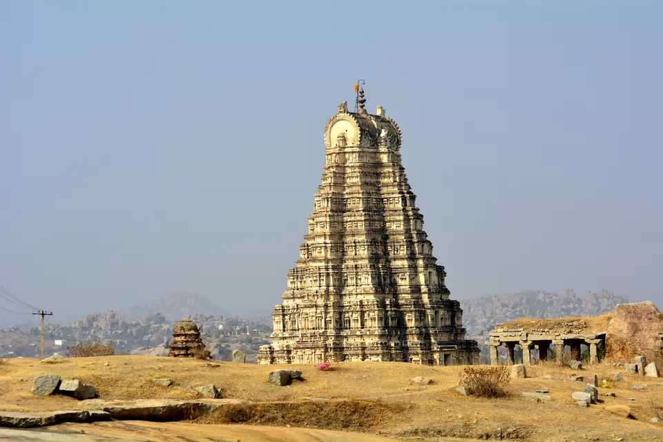 Photo of Virupaksha Temple East Gopura, Hampi, Karnataka, India by Ramadevi Reddy