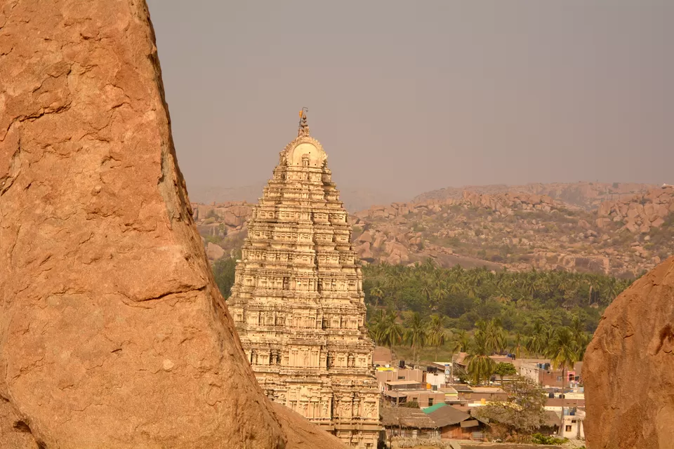 Photo of Virupaksha Temple East Gopura, Hampi, Karnataka, India by Ramadevi Reddy