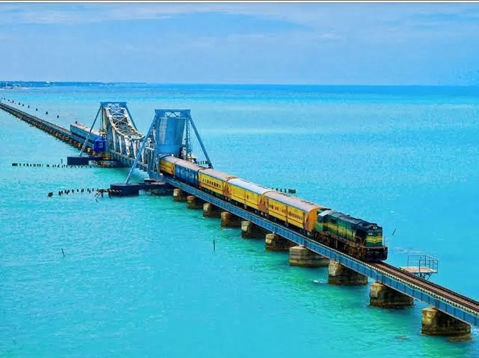 Photo of Pamban Bridge, Rameswaram, Ramanathapuram, Tamil Nadu, India by Jhelum Kaushal