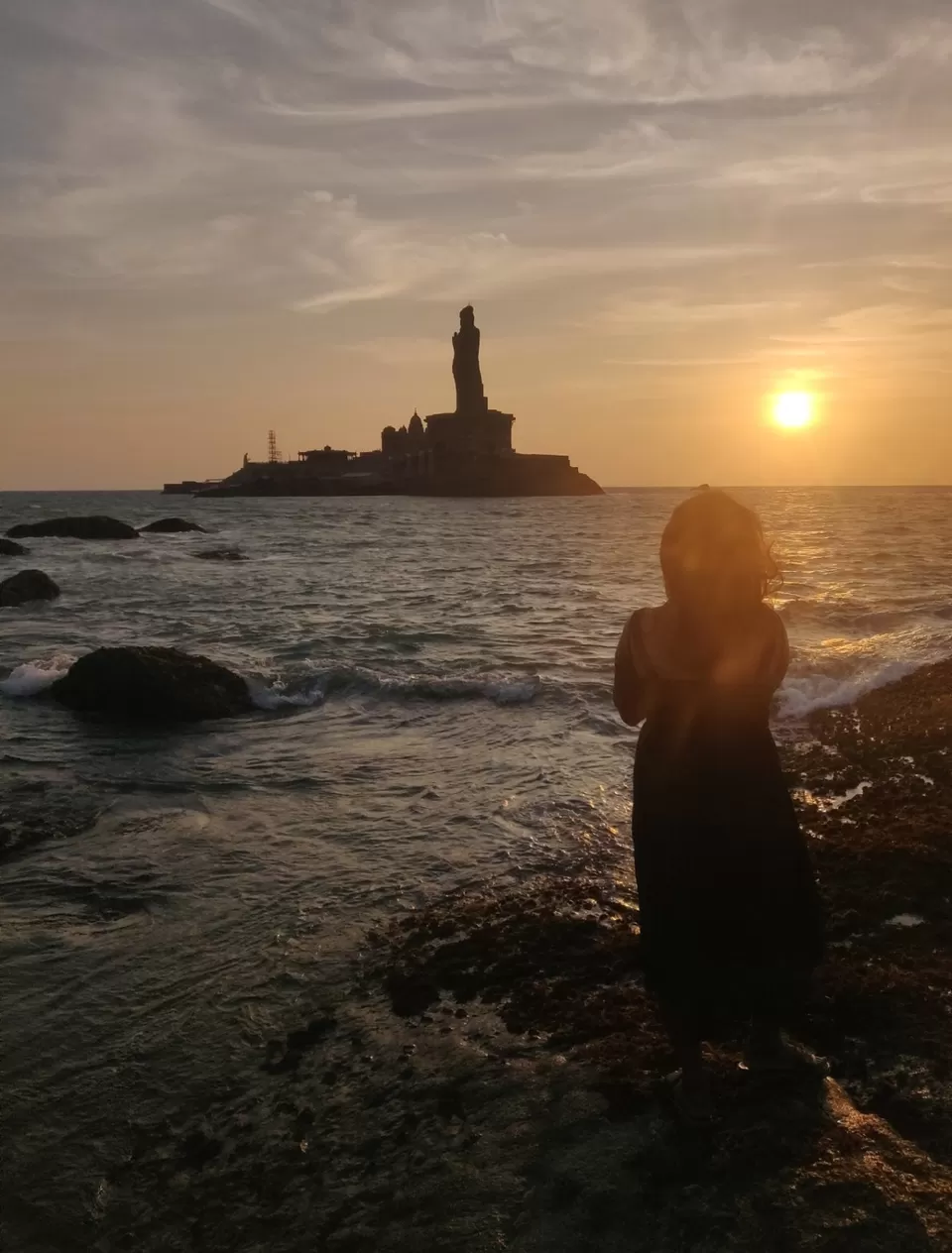 Photo of Kanyakumari Sunrise View, Kanyakumari, Tamil Nadu, India by Bhavya shetty