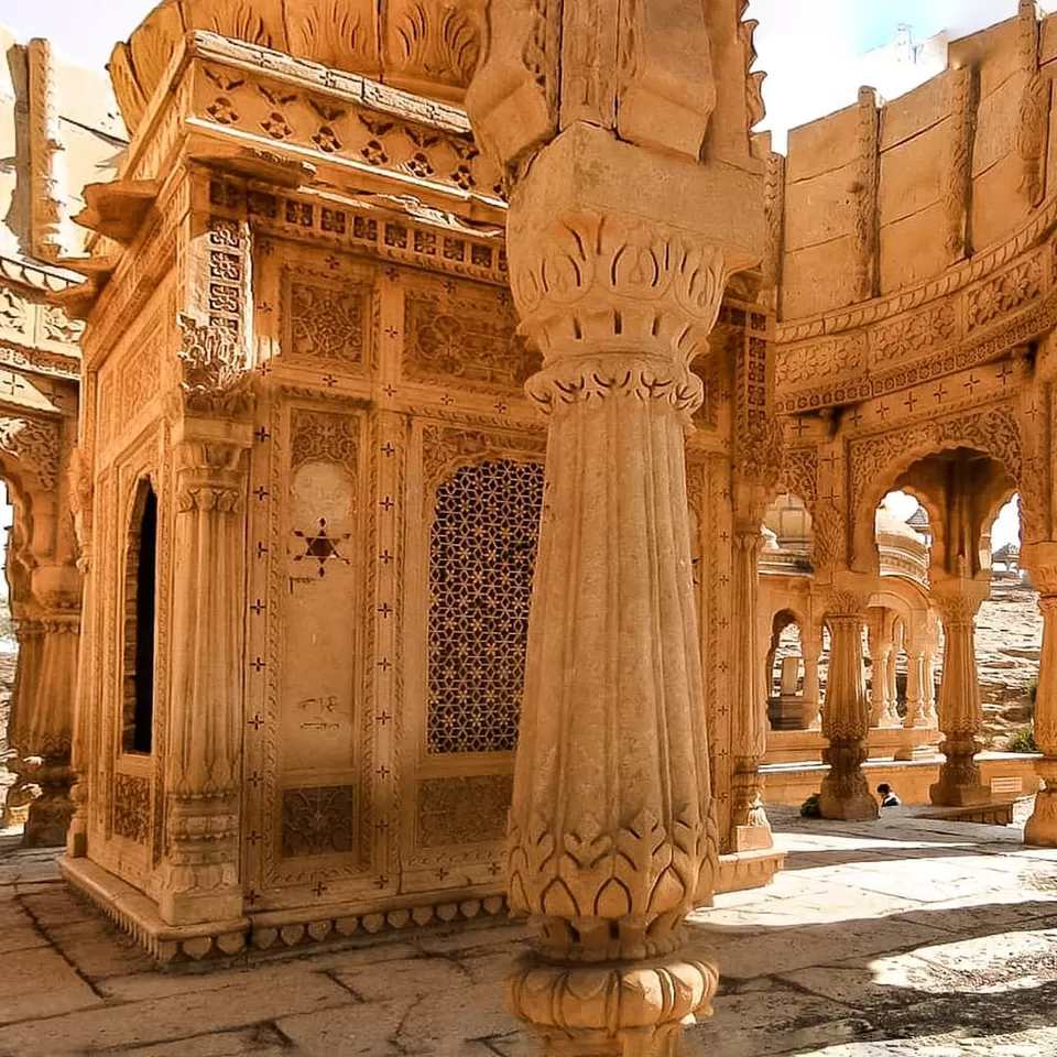 Photo of Bada Bagh cenotaphs, Bada Baugh Chhatris Road, Rajasthan, India by Ankita Biswas | My Travelling Stilettos
